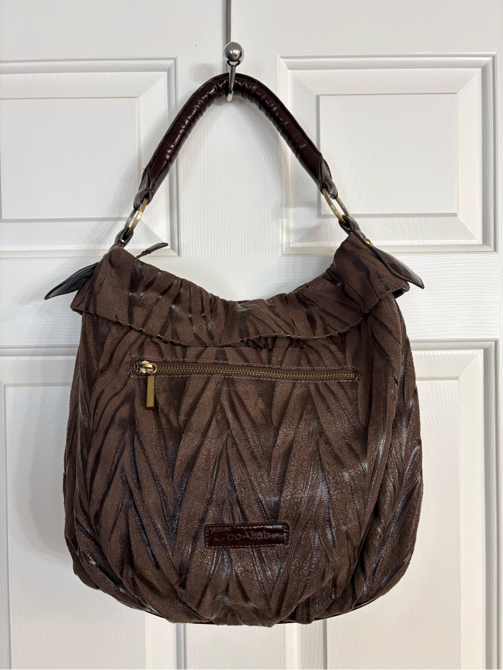 Co-lab Vintage “Gaby” Pleated Hobo Shoulder Bag